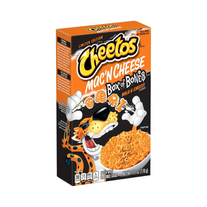 Cheetos Mac´n cheese Box of bones