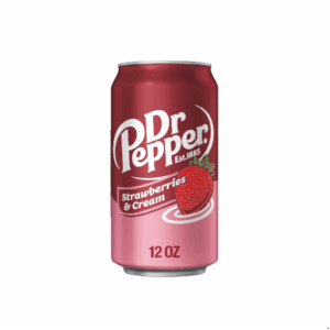 Dr Pepper crema y fresa