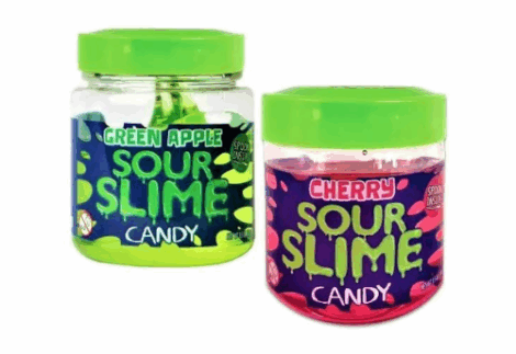 Sour slime candy