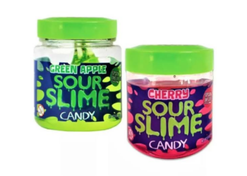 Sour slime candy